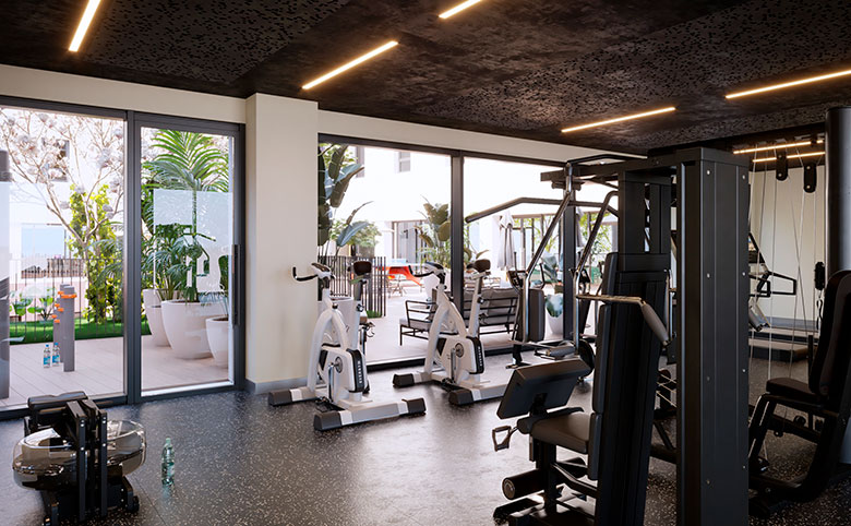 Livensa Living Barcelona Sants Badal Gimnasio Residencia Estudiantes Barcelona Sants-Badal